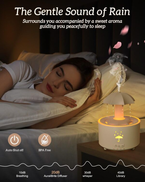 3 in 1 humidifier oil diffuser with 360° rotating raindrop & 7 led mood lights,ultrasonic quiet cool mist humidifier for up to 24 hrs,ideal holiday gifts for home 3 in 1 humidifier oil diffuser with 360° rotating raindrop & 7 led mood lights,ultrasonic quiet cool mist humidifier for up to 24 hrs,ideal holiday gifts for home