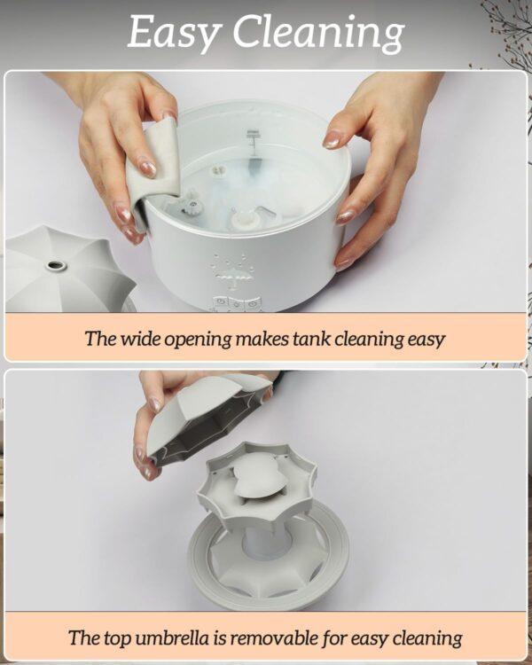 3 in 1 humidifier oil diffuser with 360° rotating raindrop & 7 led mood lights,ultrasonic quiet cool mist humidifier for up to 24 hrs,ideal holiday gifts for home 3 in 1 humidifier oil diffuser with 360° rotating raindrop & 7 led mood lights,ultrasonic quiet cool mist humidifier for up to 24 hrs,ideal holiday gifts for home